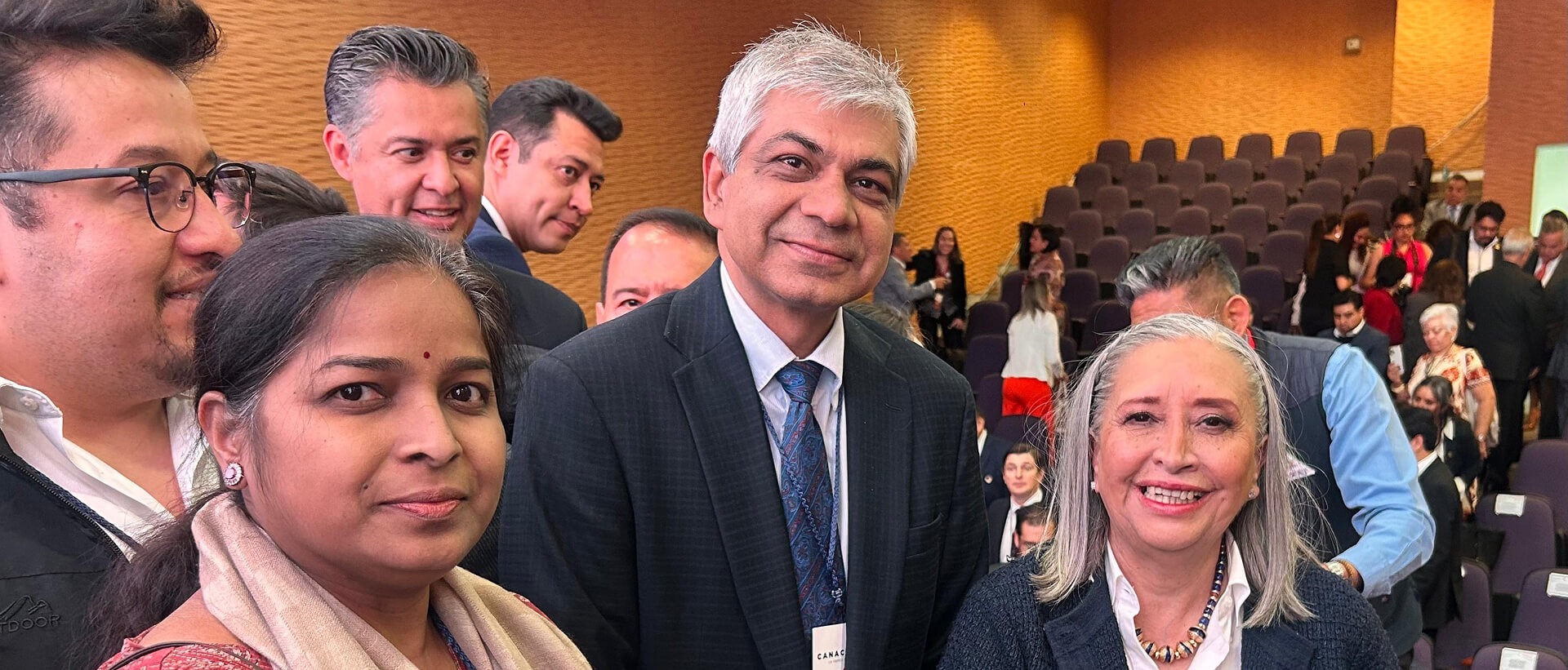  <div style="color: #fff; font-weight: 600; font-size: 1.5em;"> <p style="font-size: 13.8px;">Attended the Annual General Meeting of CANACINTRA, the Mexican National Chamber of the Manufacturing Industry and congratulated Dr. Maria de Lourdes Medina Ortega on her unanimous re-election as National President of the chamber.<br /> <span style="text-align: center;">03.03.2026</span></p> </div>