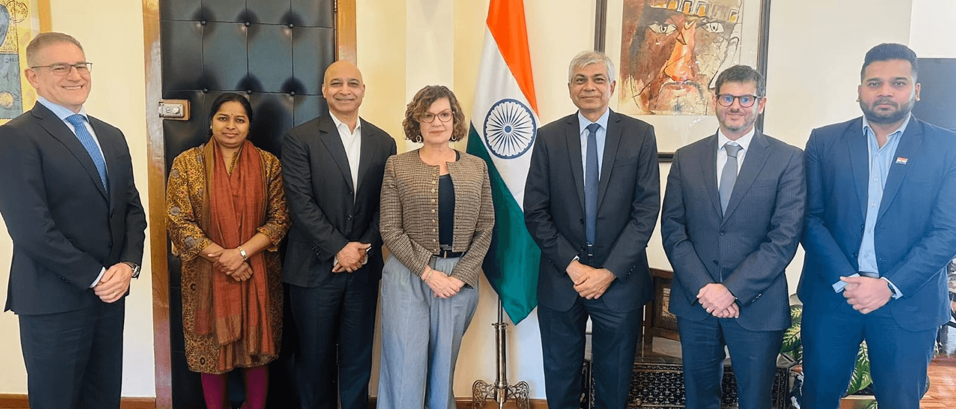  <div style="color: #fff; font-weight: 600; font-size: 1.5em;"> 
<p style="font-size: 13.8px;">Had an engaging interaction with Mr. Narender Dev Mantena, Head, Global Strategy & CEO of Biological E Ltd.<br />
<span style="text-align: center;">04.11.2025</span></p> </div>