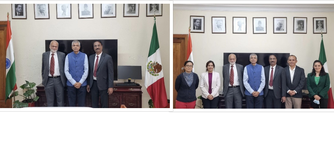  <div style="fcolor: #fff; font-weight: 600; font-size: 1.5em;">
<p style="font-size: 13.8px;">Amb. Dr. Pankaj Sharma and embassy officials hosted Brakes India's ED, K.Surya Prakash and Sr. VP V. Balajikrishna at Embassy premises.
 <br />
  
A leading giant in manufacturing of Automotive Braking Systems,we were glad to learn of their expanding business & wish them success as they contribute to India-Mexico trade relations. 
 <br /><span style="text-align: center;">26 July 2023</span></p>
</div>