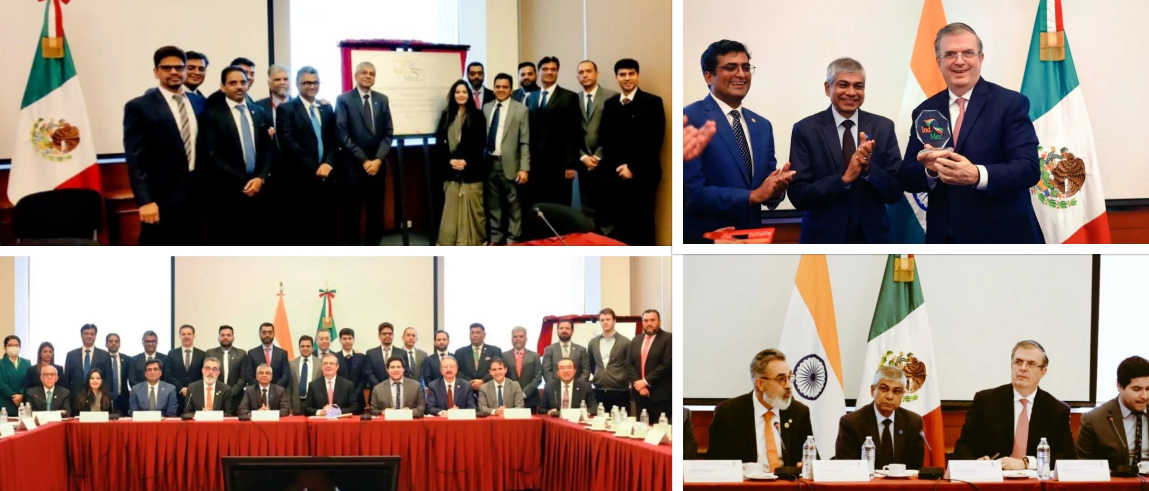  <div style="fcolor: #fff; font-weight: 600; font-size: 1.5em;">
<p style="font-size: 13.8px;">We saw another achievement in India-Mexico Friendship with the launch of Trade & Commerce Council of India and Mexico (INDMEX). 

We thank H.E. Mr. Marcelo Ebrard for inaugurating the council. INDMEX will help our businesses grow together and create new partnerships in different sectors that will benefit both India and Mexico.
<br /><span style="text-align: center;">06 December 2022</span></p>
</div>
