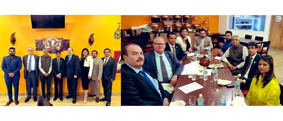  <div style="color: #fff; font-weight: 600; font-size: 1.5em;">
<p style="font-size: 13.8px;">
   Amb. Pankaj Sharma participated in the meeting between the representatives of FNAMCP and ICAI. 

The meeting was productive with discussion about a framework for future collaboration in various areas & exchange of best practices between the two Chartered Accountants bodies from Mexico & India.
    <br /><span style="text-align: center;">27.10.2023</span></p>
</div>