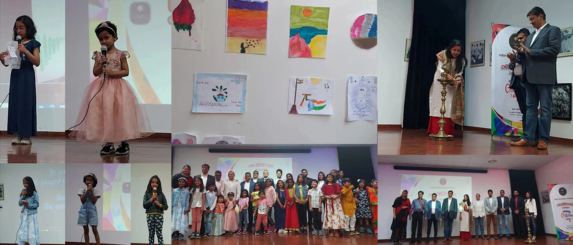  <div style="fcolor: #fff; font-weight: 600; font-size: 1.5em;">
<p style="font-size: 13.8px;">On 30 April, Indian Association of Mexico celebrated Children's Day along with Embassy of India in Mexico City led by Ambassador Pankaj Sharma.
Little Indian stars in Mexico showcased their talent in field of painting, singing, dancing, gymnastics and even maths.
<br /><span style="text-align: center;">30 April 2022</span></p>
</div>

