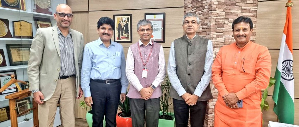  <div style="fcolor: #fff; font-weight: 600; font-size: 1.5em;">
<p style="font-size: 13.8px;">Ambassador Pankaj Sharma held a meeting with Dr.Rajesh Kotecha, Secretary & Dr.Manoj Nesari, Adviser, Ministry of AYUSH; Professor Murlimanohar Pathak,Vice Chancellor and Professor B.L.Sharma from Lal Bahadur Shastri National Sanskrit University & Prof Alok Chaturvedi from Purdue University, USA.

Discussions focussed on adopting an integrated approach to promoting  Ayurveda, Sanskrit and Yoga both nationally and globally.


<br /><span style="text-align: center;">27 July 2022</span></p>
</div>