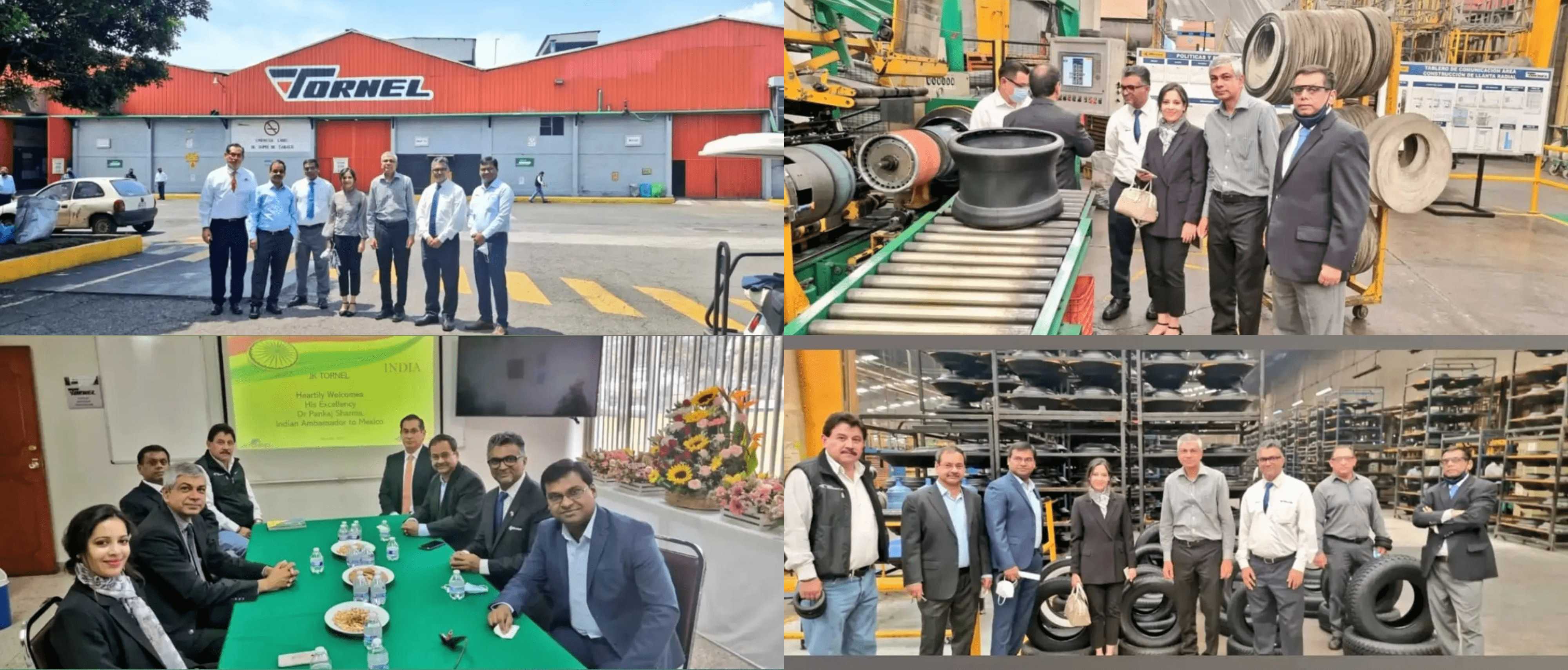  <div style="fcolor: #fff; font-weight: 600; font-size: 1.5em;">
<p style="font-size: 13.8px;">JK Tyres Tornel: Made in India and manufactured in México!

Ambassador Pankaj Sharma and Embassy officers had a productive & educative visit to the plant that brings the best of India & Mexico .

Running successfully since 2008 & exporting to all of Americas, credits to CEO Pravin Chaudhari & his great team. May they keep rolling!

<br /><span style="text-align: center;"> 25 May 2022</span></p>
</div>

