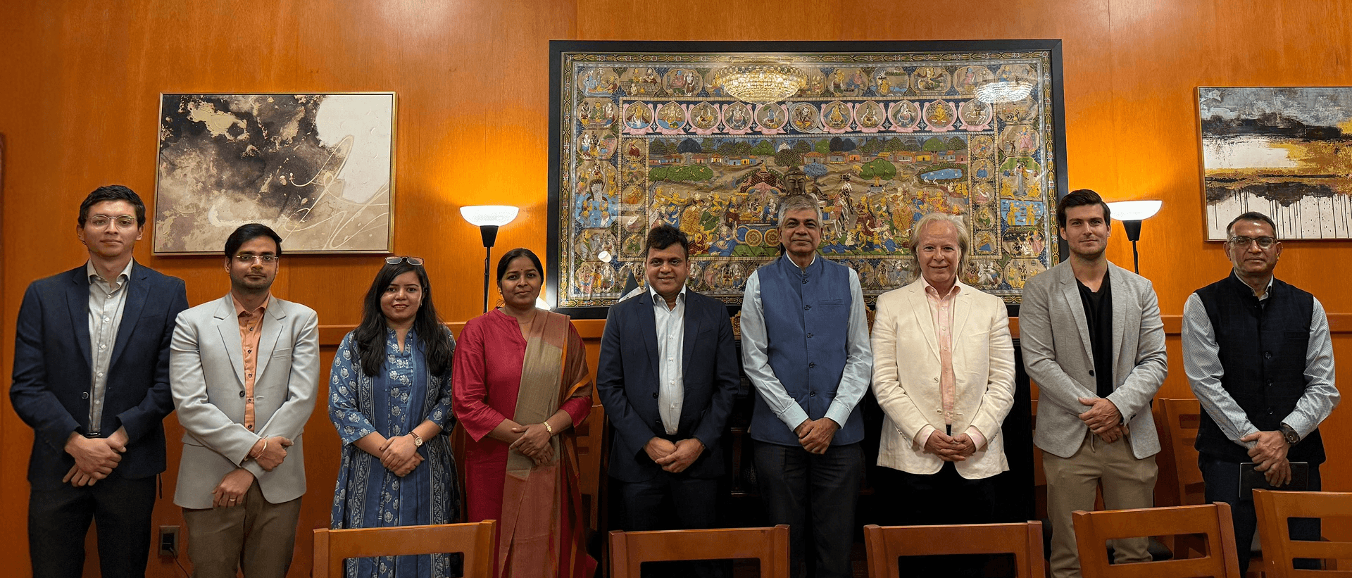  <div style="color: #fff; font-weight: 600; font-size: 1.5em;"> <p style="font-size: 13.8px;">The Ambassador met with Mr. Enrique Suarez, Founder and Director of Namara Agency and R Ventures to explore avenues for strengthening India–Mexico collaboration in tourism, culture, hospitality, and experiential travel.<br /> <span style="text-align: center;">25 May 2026</span></p> </div>