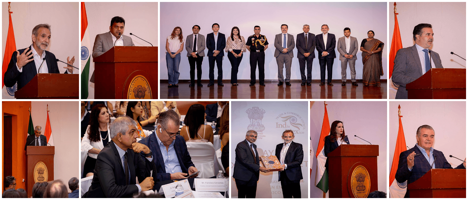  <div style="color: #fff; font-weight: 600; font-size: 1.5em;"> <p style="font-size: 13.8px;">May 2026 Executive Session of the India–Mexico Trade & Commerce Council (INDMEX).<br /> <span style="text-align: center;">15 May 2026</span></p> </div>